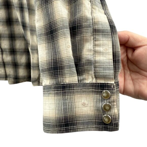 PENDLETON MEN'S FRONTIER PLAID PEARL SNAP-FRONT WESTERN CANYON SHIRT SIZE MEDIUM - Picture 5 of 10